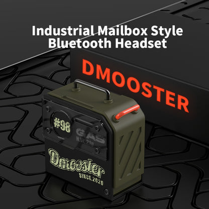 D MOOSTER D37 TWS Oil Barrel Bluetooth Earphone(Black Green) - TWS Earphone by D MOOSTER | Online Shopping UK | buy2fix