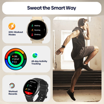 Zeblaze GTR 3 Pro 1.43 inch Screen Voice Calling Smart Watch, Support Heart Rate / Blood Pressure / Blood Oxygen(Gold) - Smart Watches by Zeblaze | Online Shopping UK | buy2fix