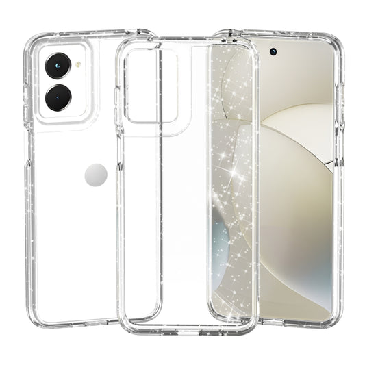 For Motorola Moto G Power 5G 2024 Terminator Style Shockproof Phone Case(Glitter White) - Motorola Cases by buy2fix | Online Shopping UK | buy2fix