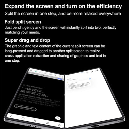 vivo X Fold3, 12GB+256GB, Face ID / Fingerprint Identification, 8.03 inch + 6.53 inch Android 14 OriginOS 4 Snapdragon 8 Gen 2 Octa Core 3.25GHz, OTG, NFC, Network: 5G(Black) - vivo by VIVO | Online Shopping UK | buy2fix