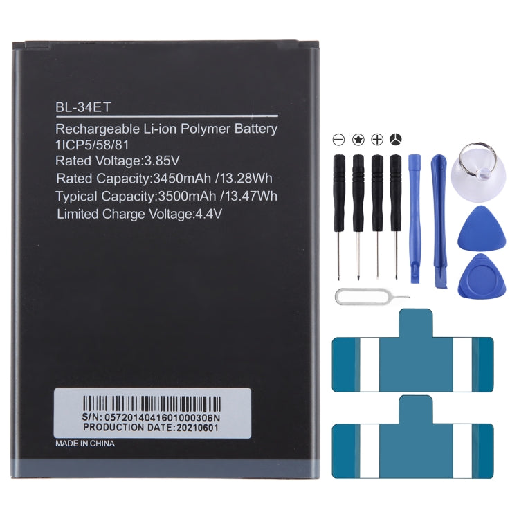 For Tecno Pop 3 BB2 BL-34ET 3500mAh Battery Replacement - Others by buy2fix | Online Shopping UK | buy2fix