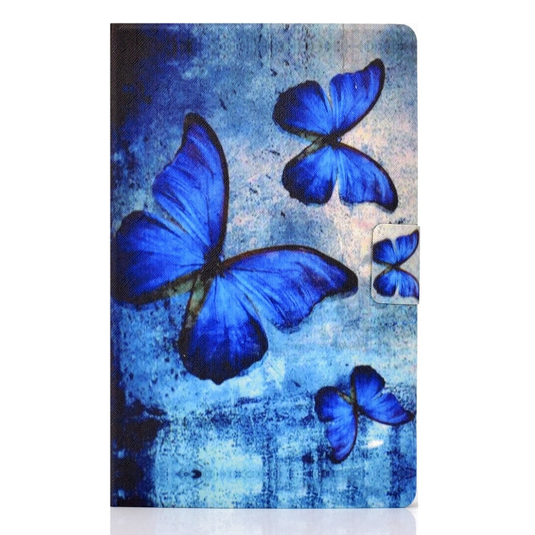 For Lenovo Tab M11 / Xiaoxin Pad 11 2024 Electric Pressed Colored Drawing Smart Leather Tablet Case(Retro Butterflies) - Lenovo by buy2fix | Online Shopping UK | buy2fix