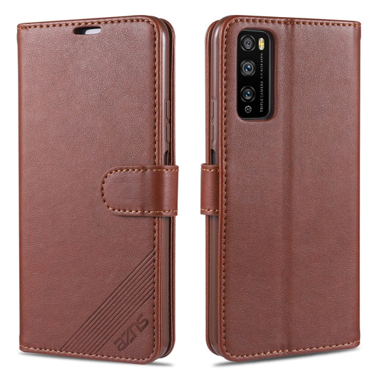 For Huawei Enjoy Z 5G AZNS Sheepskin Texture Horizontal Flip Leather Case with Holder & Card Slots & Wallet(Brown) - Huawei Cases by AZNS | Online Shopping UK | buy2fix