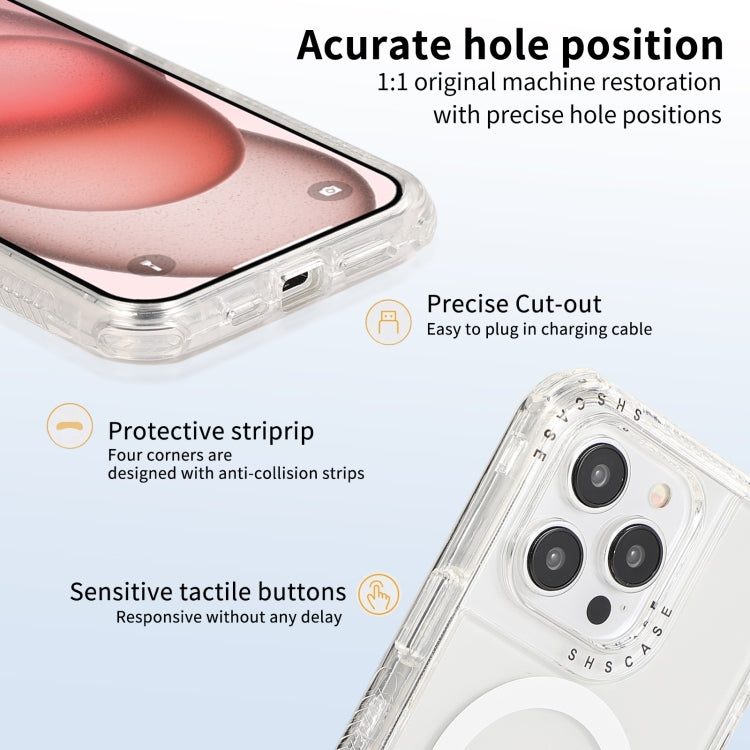 For iPhone 14 Plus Dreamland MagSafe Magnetic 3 in 1 TPU + PC Phone Case(Transparent) - iPhone 14 Plus Cases by buy2fix | Online Shopping UK | buy2fix