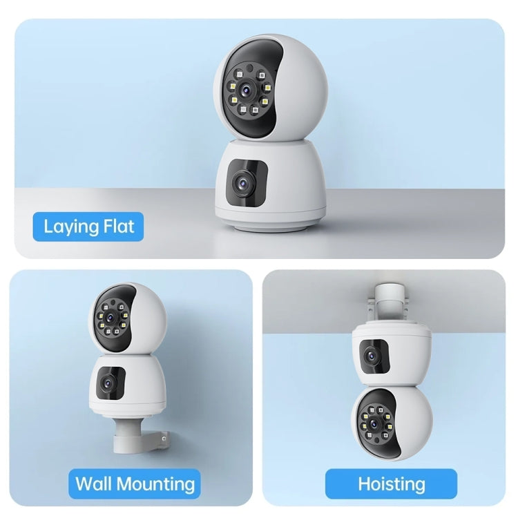 Y6203 4MP Zoom HD Indoor Waterproof Smart WiFi Camera, Specification:EU Plug(White) - Wireless Camera by buy2fix | Online Shopping UK | buy2fix