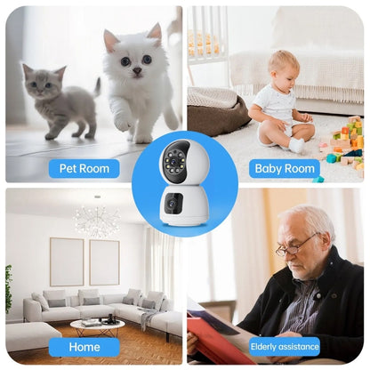 Y6203 4MP Zoom HD Indoor Waterproof Smart WiFi Camera, Specification:EU Plug(White) - Wireless Camera by buy2fix | Online Shopping UK | buy2fix