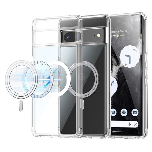 For Google Pixel 9 Transparent Frosted MagSafe Phone Case - Google Cases by buy2fix | Online Shopping UK | buy2fix