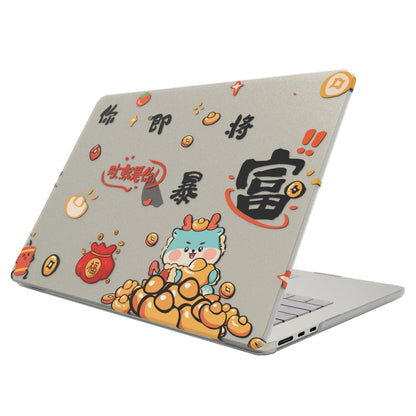 For MacBook Pro 16.2 A2991 / A2780 / A2485 UV Printed Pattern Laptop Frosted Protective Case(DDC-1689) - MacBook Pro Cases by buy2fix | Online Shopping UK | buy2fix