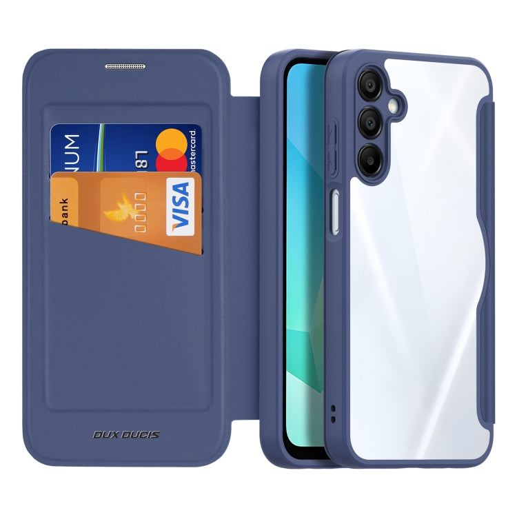 For Samsung Galaxy A16 4G / 5G DUX DUCIS Skin X Pro Series PC + TPU Phone Leather Case(Blue) - Galaxy Phone Cases by DUX DUCIS | Online Shopping UK | buy2fix