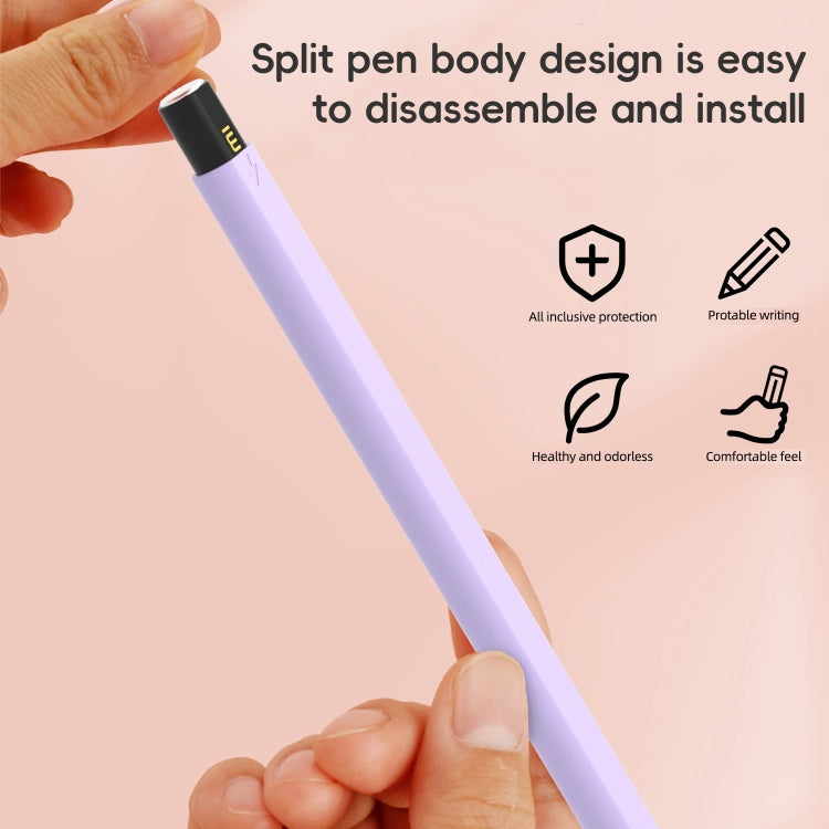 For Xiaomi Focus Pen III Stylus Pen Contrast Color Silicone Protective Case(Lavender) - Pencil Accessories by buy2fix | Online Shopping UK | buy2fix