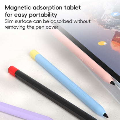 For Xiaomi Focus Pen III Stylus Pen Contrast Color Silicone Protective Case(Sky Blue) - Pencil Accessories by buy2fix | Online Shopping UK | buy2fix
