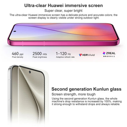 HUAWEI Pura 70, 12GB+256GB, Screen Fingerprint Identification,6.6 inch HarmonyOS 4.2 Kirin 9010 Octa Core up to 2.3GHz, NFC, OTG, Not Support Google Play(White) - Huawei Mate & P by Huawei | Online Shopping UK | buy2fix