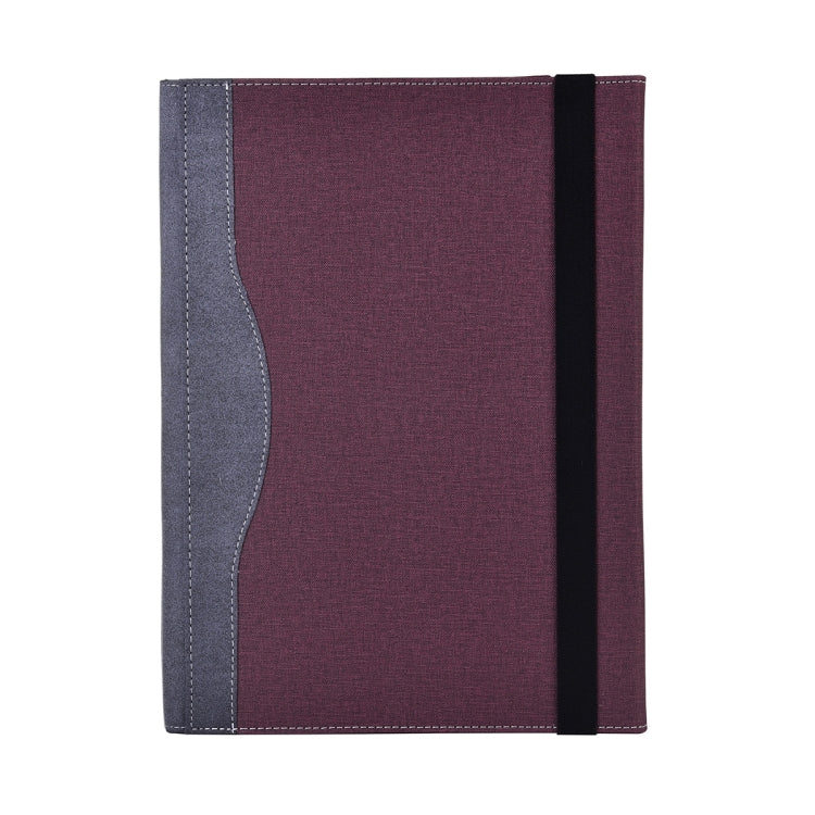 For Lenovo ThinkPad X1 Carbon Gen 11 Cloth Texture Laptop Leather Protective Case(Wine Red) - Other by buy2fix | Online Shopping UK | buy2fix