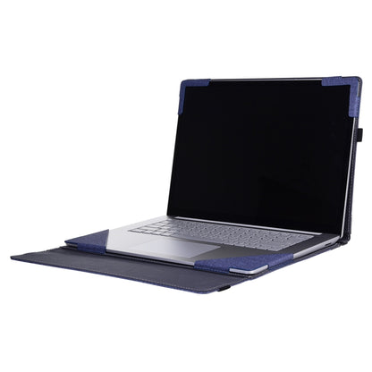 For Lenovo ThinkPad X1 Carbon Gen 9 Cloth Texture Laptop Leather Protective Case(Deep Blue) - Other by buy2fix | Online Shopping UK | buy2fix