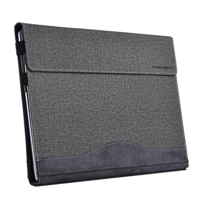 For Lenovo ThinkPad X1 Yoga Gen 4 Cloth Texture Laptop Leather Protective Case(Space Ash) - Other by buy2fix | Online Shopping UK | buy2fix