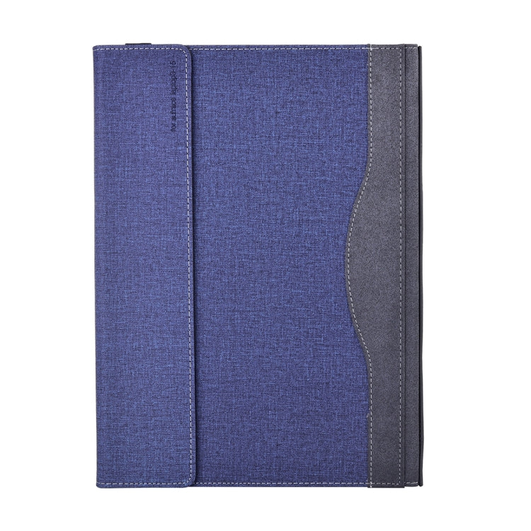 For Lenovo ThinkPad X1 Carbon Gen 8 Cloth Texture Laptop Leather Protective Case(Deep Blue) - Other by buy2fix | Online Shopping UK | buy2fix