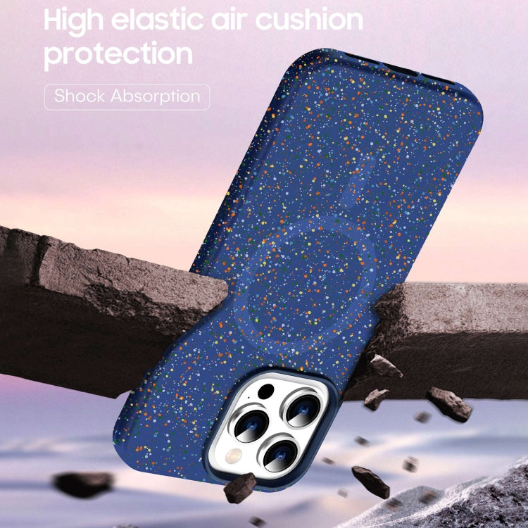 For iPhone 16 Pro Max Colorful Frosted Magsafe PC Hybrid TPU Phone Case(Blue) - iPhone 16 Pro Max Cases by buy2fix | Online Shopping UK | buy2fix