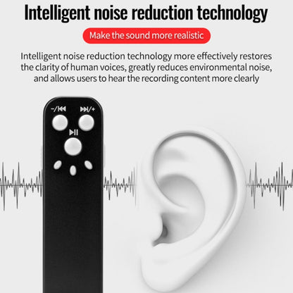JNN J1 Mini Smart HD Noise Cancelling Voice Recorder, Memory:16GB(Black) - Recording Pen by JNN | Online Shopping UK | buy2fix