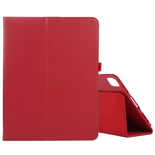 For iPad Pro 13 2024 Litchi Texture Solid Color Leather Tablet Case(Red) - iPad Pro 13 2024 Cases by buy2fix | Online Shopping UK | buy2fix