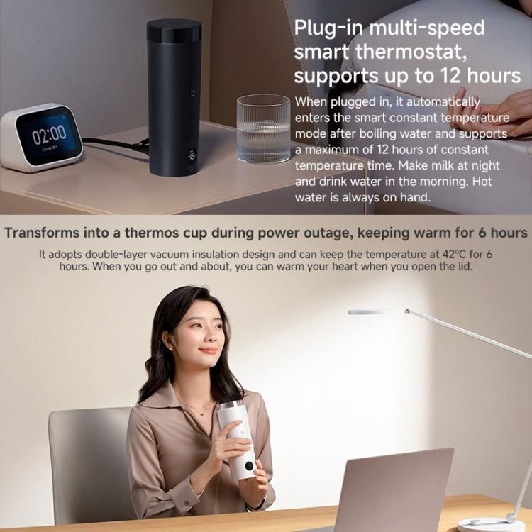 Xiaomi Mijia Smart Portable Electric Heating Cup 2, US Plug(White) - Vacuum Thermoses & Cups by Xiaomi | Online Shopping UK | buy2fix