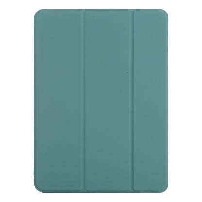 For iPad Pro 13 2024 Double-sided Clip Non-buckle Magnetic PU Smart Tablet Case(Green) - iPad Air 13 2024 Cases by buy2fix | Online Shopping UK | buy2fix