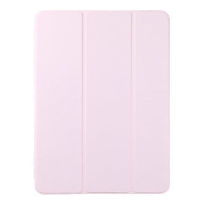 For iPad Pro 13 2024 Double-sided Clip Non-buckle Magnetic PU Smart Tablet Case(Pink) - iPad Air 13 2024 Cases by buy2fix | Online Shopping UK | buy2fix