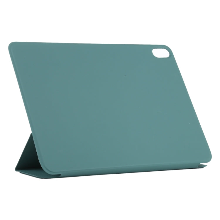 For iPad Air 11 2024 Double-sided Clip Non-buckle Magnetic PU Smart Tablet Case(Green) - iPad Air 11 2024 Cases by buy2fix | Online Shopping UK | buy2fix