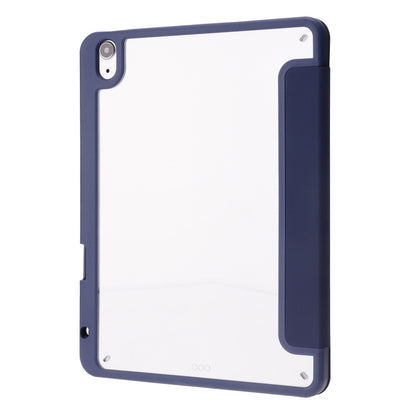 For iPad Air 11 2025 / 2024 Deformation Transparent Acrylic Leather Tablet Case(Dark Blue) - iPad Air 11 2025 / 2024 Cases by buy2fix | Online Shopping UK | buy2fix