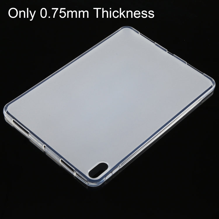 For iPad Air 11 2024 / 5 / 4 0.75mm Shockproof Outside Glossy Inside Frosted TPU Tablet Case(Transparent) - iPad Air 11 2024 Cases by buy2fix | Online Shopping UK | buy2fix