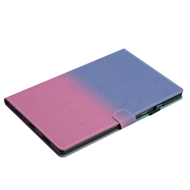 For iPad Pro 11 2024 Stitching Gradient Smart Leather Tablet Case(Blue Rose) - iPad Pro 11 2024 Cases by buy2fix | Online Shopping UK | buy2fix