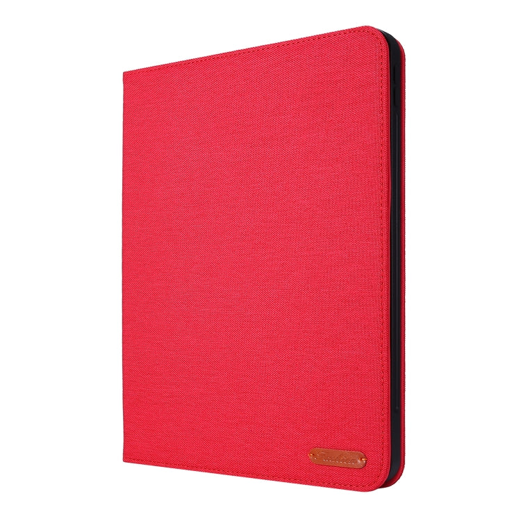 For iPad Pro 13 2024 Fabric Leather Tablet Case(Red) - iPad Pro 13 2024 Cases by buy2fix | Online Shopping UK | buy2fix