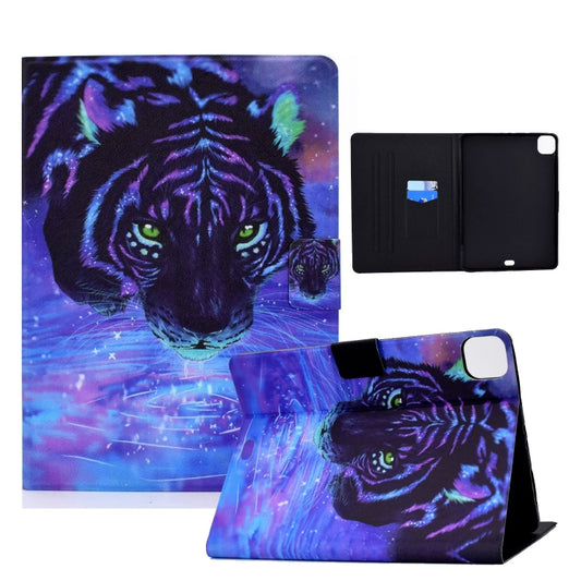 For iPad Pro 11 2024 Voltage Colored Drawing Smart Leather Tablet Case(Star Lion) - iPad Pro 11 2024 Cases by buy2fix | Online Shopping UK | buy2fix