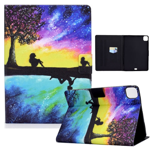 For iPad Pro 11 2024 Voltage Colored Drawing Smart Leather Tablet Case(Starry Sky Reflection) - iPad Pro 11 2024 Cases by buy2fix | Online Shopping UK | buy2fix