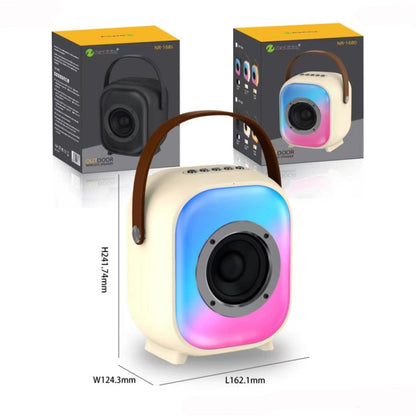 NR168D 10W Portable Outdoor Colorful Bluetooth Speaker Subwoofer(Coffee) - Desktop Speaker by buy2fix | Online Shopping UK | buy2fix