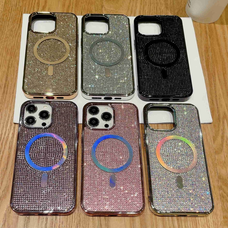 For iPhone 14 Diamonds Plated Magsafe Phone Case(Colorful) - iPhone 14 Cases by buy2fix | Online Shopping UK | buy2fix