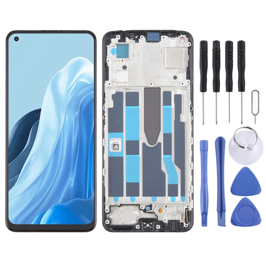 For OPPO Find X5 Lite OLED LCD Screen Digitizer Full Assembly with Frame - LCD Screen by buy2fix | Online Shopping UK | buy2fix