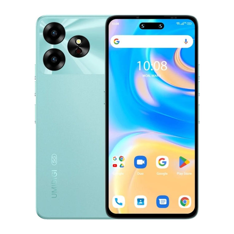 [HK Warehouse] UMIDIGI G6 5G, 6GB+128GB, Face ID Identification, 6.6 inch UMIDIGI OS Dimensity 6100+ 5G Octa Core, Network: 5G(Lake Green) - UMIDIGI by UMIDIGI | Online Shopping UK | buy2fix