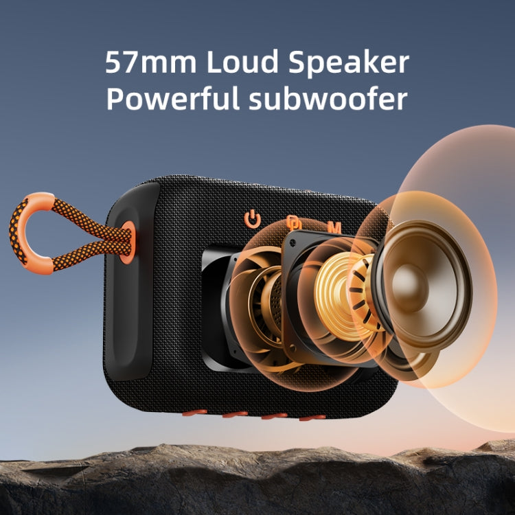 Zealot S75 Portable Outdoor IPX6 Waterproof Bluetooth Speaker(Orange) - Waterproof Speaker by ZEALOT | Online Shopping UK | buy2fix