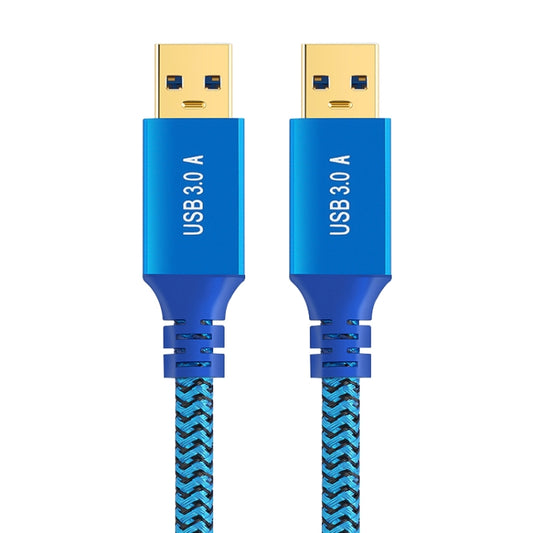Printer / Hard Disk USB 3.0 Male to Male Connector Cable, Length:0.3m(Blue) - USB 3.0 by buy2fix | Online Shopping UK | buy2fix