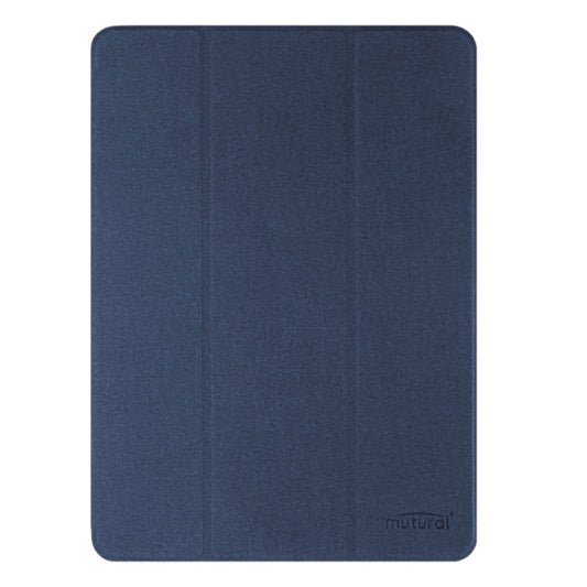 For iPad Air 13 2024 Mutural YASHI Series Tablet Leather Smart Case(Blue) - iPad Air 13 2024 Cases by Mutural | Online Shopping UK | buy2fix