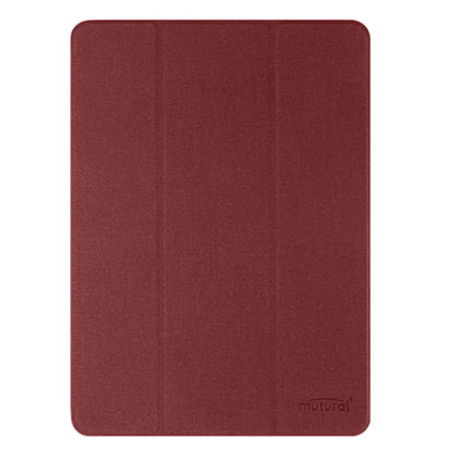 For iPad Air 11 2024 / Air 2022 10.9 Mutural YASHI Series Tablet Leather Smart Case(Red) - iPad Air 11 2024 Cases by Mutural | Online Shopping UK | buy2fix