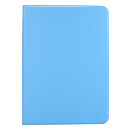 For iPad Air 11 2024 Stretch Voltage Plain Leather Smart Tablet Case(Light Blue) - iPad Air 11 2024 Cases by buy2fix | Online Shopping UK | buy2fix