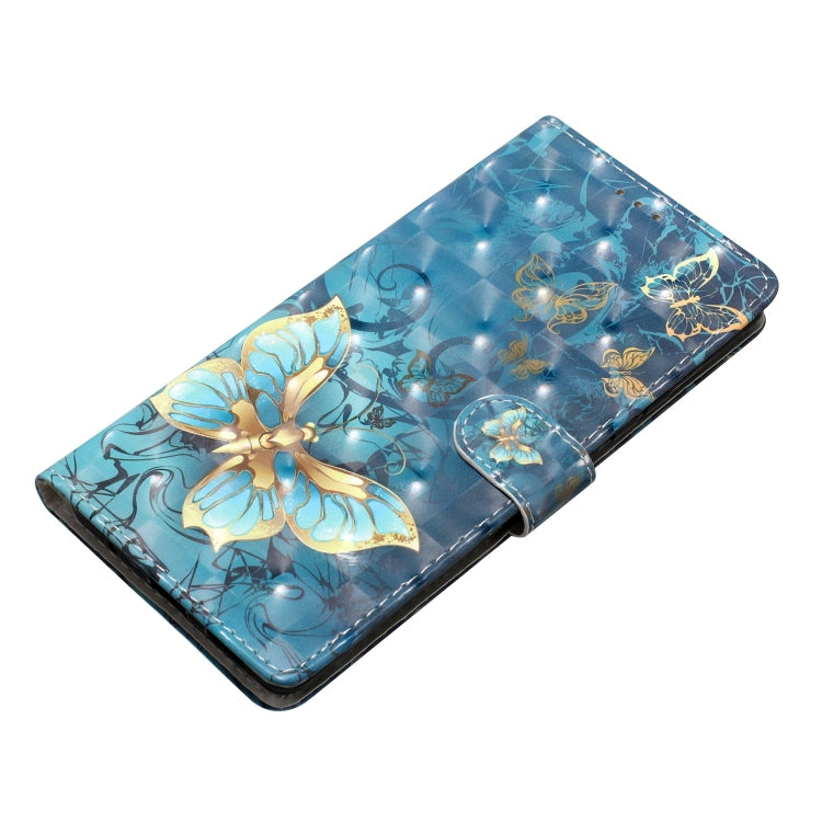 For iPhone 16 3D Pattern Leather Phone Case(3D Butterfly) - iPhone 16 Cases by buy2fix | Online Shopping UK | buy2fix