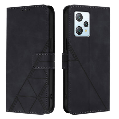 For Blackview A53 Crossbody 3D Embossed Flip Leather Phone Case(Black) - More Brand by buy2fix | Online Shopping UK | buy2fix