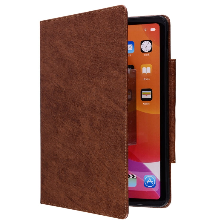 For Lenovo Xiaoxin Pad M11 2024 Cat Buckle Leather Tablet Case(Brown) - Lenovo by buy2fix | Online Shopping UK | buy2fix