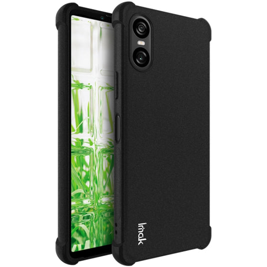 For Sony Xperia 10 VI imak Shockproof Airbag TPU Phone Case(Matte Black) - Sony Cases by imak | Online Shopping UK | buy2fix