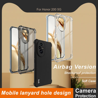 For Honor 200 imak Shockproof Airbag TPU Phone Case(Transparent) - Honor Cases by imak | Online Shopping UK | buy2fix