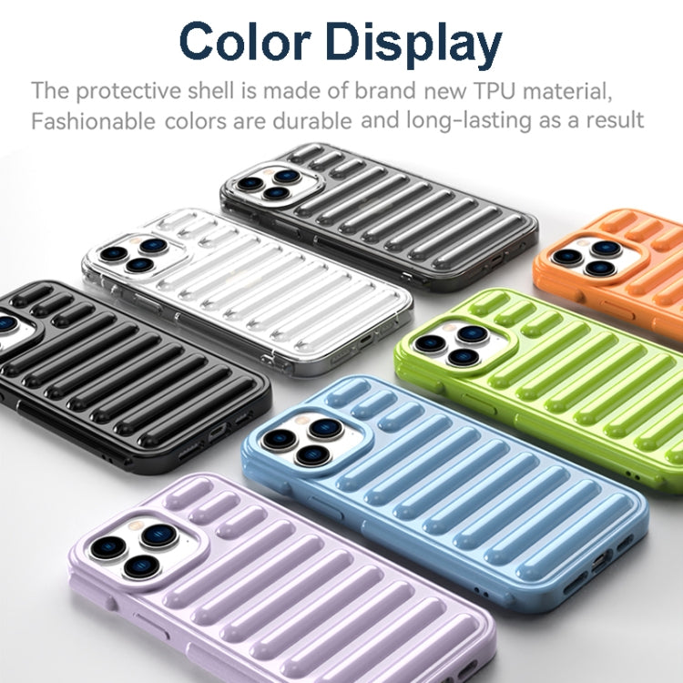 For iPhone 16 Capsule Series Candy Color TPU Phone Case(Purple) - iPhone 16 Cases by buy2fix | Online Shopping UK | buy2fix