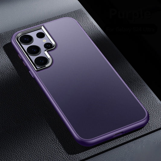 For Samsung Galaxy S24 Ultra 5G 5G SULADA Skin Feel Matte Shockproof Phone Case(Purple) - Galaxy S24 Ultra 5G Cases by SULADA | Online Shopping UK | buy2fix