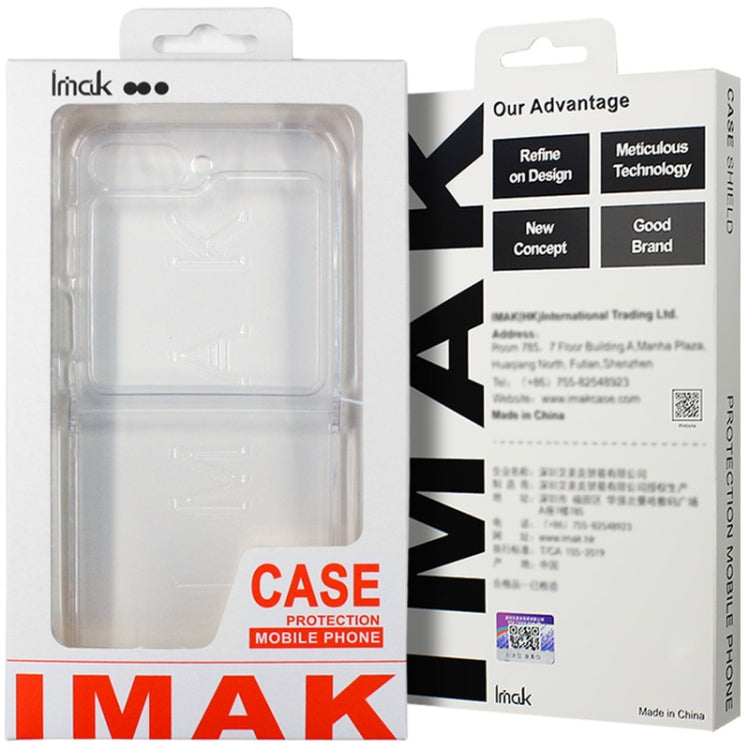 For Samsung Galaxy Z Flip6 imak UX-6 series All-inclusive Shockproof Airbag TPU Invisible Phone Case(Transparent) - Galaxy Z Flip6 5G Cases by imak | Online Shopping UK | buy2fix